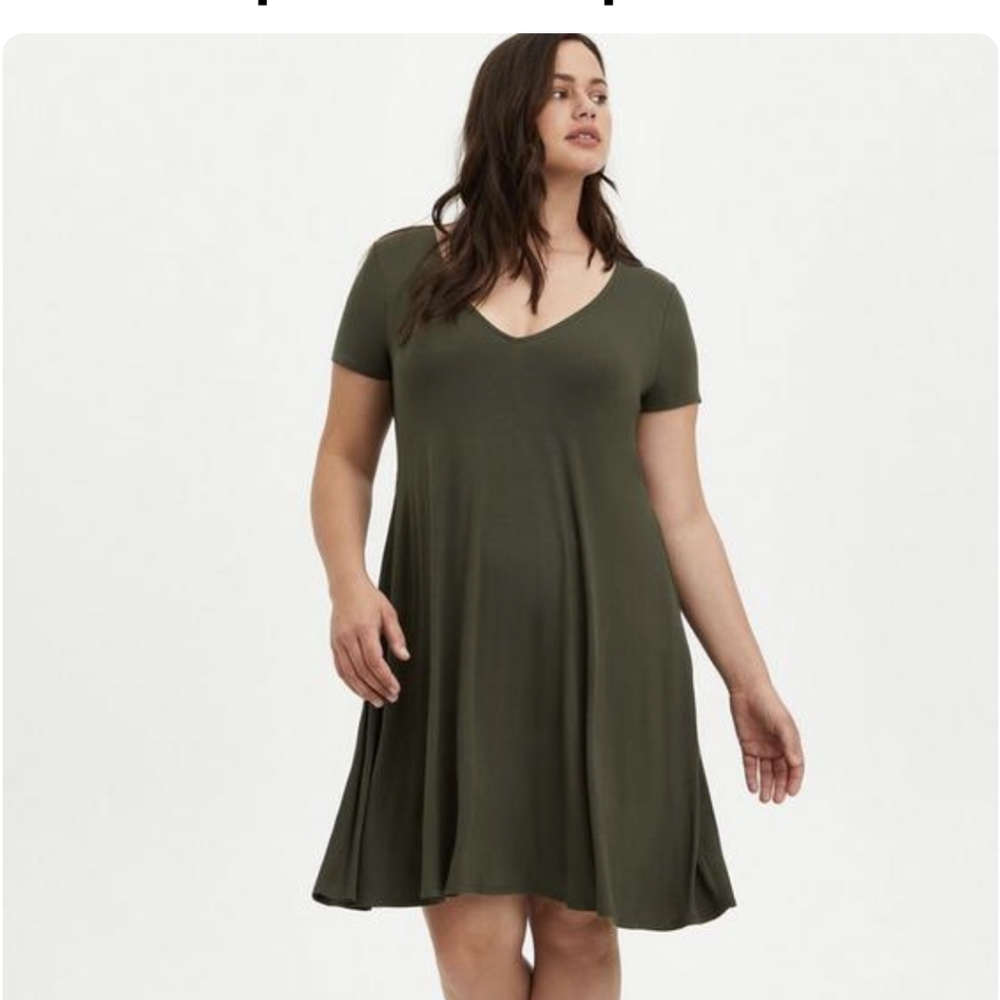 Torrid Super Soft Trapeze Dress
